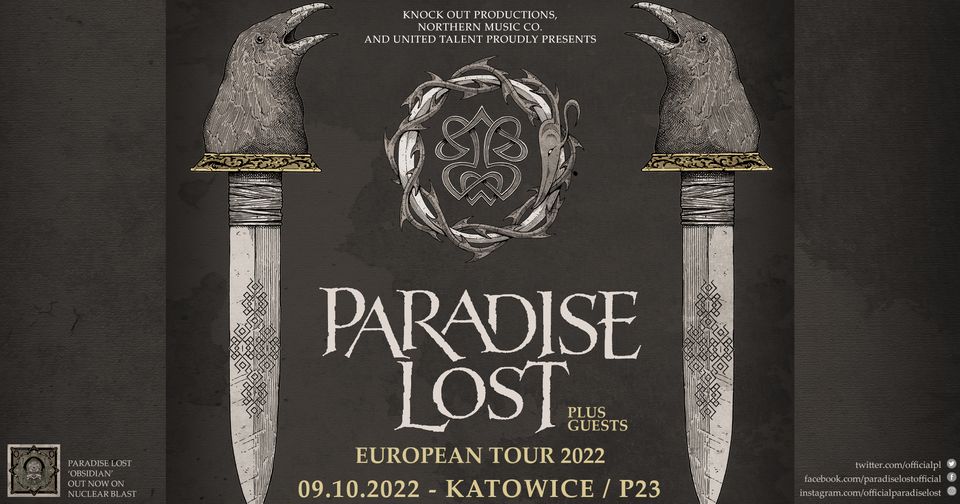 Paradise Lost / 9 X 2022 / Katowice